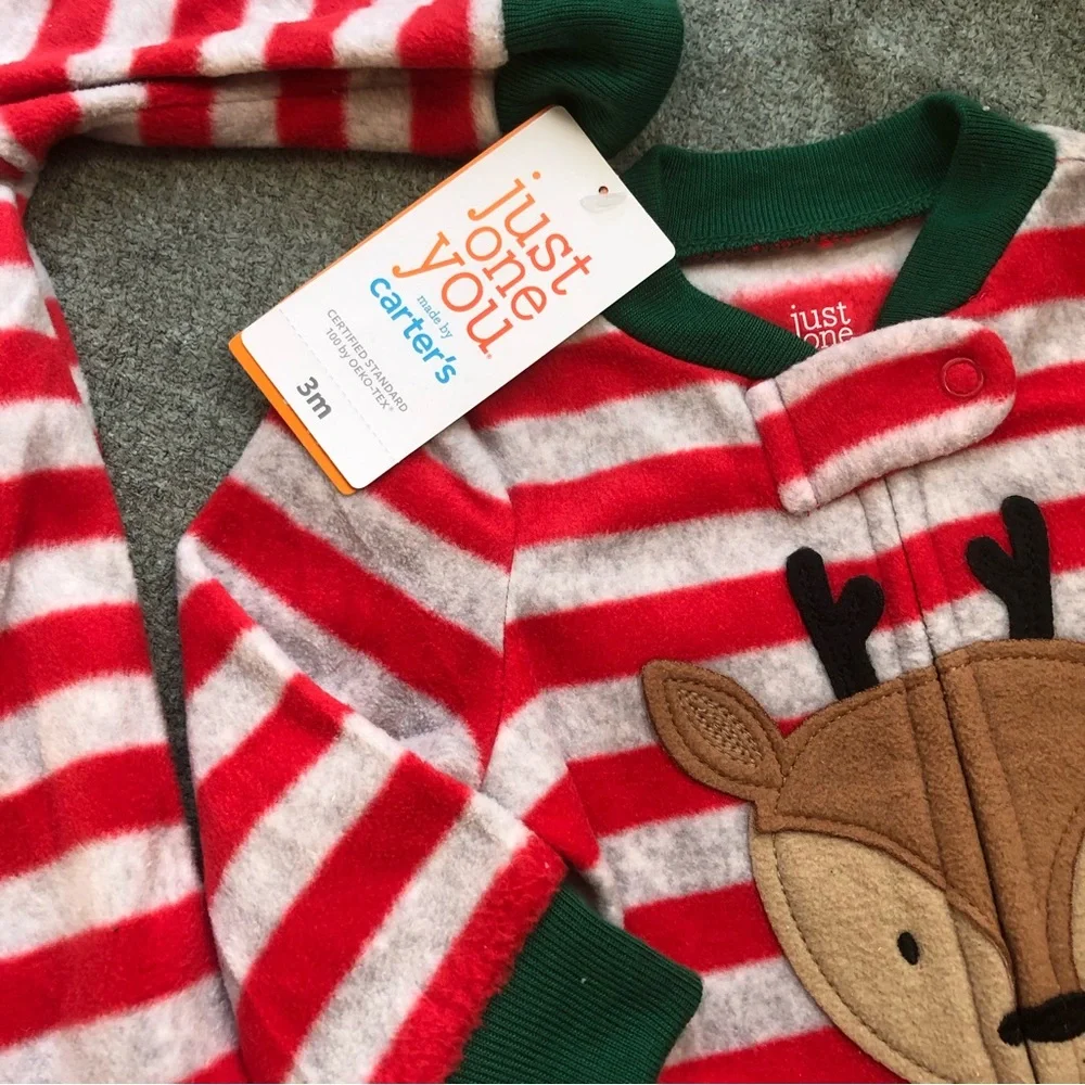 NWT 2 Carter's One Piece Footies - 3month